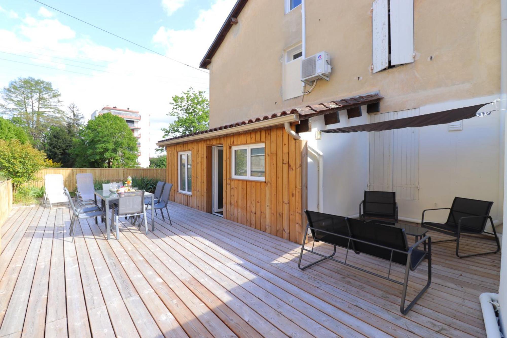 Le Terrazza - T3 Hyper-Centre Avec Terrasse Privative Lägenhet Bergerac Rum bild